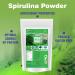 neotea Organic Spirulina Powder | Nutrient-Dense Superfood Supplement | Rich in Protein Vitamins & Antioxidants | Immune Support | Non-GMO Vegan Gluten-Free | No Additives (100 GM(3.52 OZ)) - Buy Online on GoSupps.com