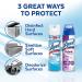 Lysol Disinfectant Spray + Fabric Sanitizing & Antibacterial Spray Set - Crisp Linen & Lavender Fields - 2x19oz + 1x15oz - Buy Online on GoSupps.com