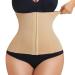 LODAY 2 in 1 Postpartum Recovery Belt Body Wraps Works for Tighten Loose Skin Beige Hook Small