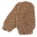FOMIYES 2pcs Body Scrub Gloves Bath Scrubber for Body Bath Sponge Bathroom Exfoliating Mitt Loofah Brush Set Natural Shower Gloves Frosted Accessories Beige Bath Scrubber