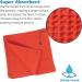 GILDEN TREE Waffle Towel Quick Dry Exfoliating Washcloth - Coral - Buy Online on GoSupps.com