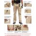 VTHEREAL Men's Cotton Cargo Pants - 7 Pocket Tactical Chinos for Outdoor & Work XL Khaki Perfect for Hunting & Ranching - Buy Online on GoSupps.com