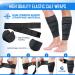 Calf Compression Sleeves & Leg Wraps (4 Piece Set) | Shin Splint Support & Pain Relief for Running, Basketball, Cycling | Men & Women | Small-Medium Black - Buy Online on GoSupps.com