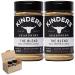 BETRULIGHT - The Blend Seasoning is gluten free non-GMO and no added MSG Kinder's The Blend Seasoning Salt Pepper and Garlic (10.5 oz.) Bundled with Betrulight Fridge Magnet 2 Pack The Blend - 2 Pack 134.66 g (Pack of 2)