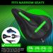 Zacro Gel Padded Bike Seat Cushion - Extra Soft Cover for Peloton & Indoor Cycling - Black Small - Buy Online on GoSupps.com