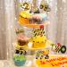 48 Pcs Construction 2nd Birthday Cupcake Toppers Decorations - Buy Online on GoSupps.com