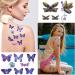 PAGOW 40 Sheets(280+ PCS) Temporary Butterfly Tattoos for Girls Women Self adhesive Fairy Flowers Waterproof Fake Colorful Art Face Arm Body Sticker for Birthday Party Favors Goodie Bags Stuffers Fillers - Buy Online on GoSupps.com
