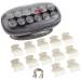 Babyliss Pro BAB3025E Jumbo Ceramic Heated Curlers 12 pieces