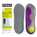 PROFOOT Runner's Knee Orthotic Insole Women's 6-10 Shock Absorbing Insole for Heel Support Stabilization and Foot Position Correction Cushioned Shoe Insole Chondromalacia Support 1 Pair Purple Women's 6-10