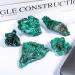 Buy NUPUYAI Natural Malachite Stone Rohstein Irregular Crystal Cluster - Reiki Healing & Feng Shui Decor for Home & Office (10-50g) - Buy Online on GoSupps.com