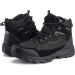 SILENTCARE Men's Waterproof Hiking Boots - Lightweight Non-Slip Mid-Rise Outdoor Trekking Shoes, Size 11, Black - Buy Online on GoSupps.com