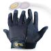 Friction Gloves - Disc Golf Gloves - Rubberized Palm and Fingers for Amazing Grip on All Your Throws - Perfect for Driving & Putting - Play Your Best in Any Weather Adult Medium