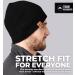 Tough Headwear Knit Beanie Winter Hat - Unisex Toboggan Cap for Cold Weather - Buy Online on GoSupps.com