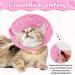 Fanshionstide Adjustable Anti-Bite Cat Collar - Soft Protective Halskrause for Cats & Puppies (Pink) - Perfect for Post-Surgery & Injury Recovery - Buy Online on GoSupps.com