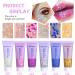 Green Body Glitter Gel - Long Lasting Face & Hair Sparkling Makeup | Mermaid Sequins Liquid Glitter for Eyeshadow & Nails (2PCS - Buy Online on GoSupps.com