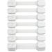 Child Safety Strap Locks (10 Pack) Baby Locks for Cabinets and Drawers, Toilet, Fridge & More. 3M Adhesive Pads. Easy Installation, No Drilling Required, White