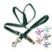 Majestic Ally Double Thick 36" to 72" Trailer Tie for Horse Haulage Cross tie with Adjustable Buckle Panic Snap and Bull Snap 1" Wide by 36" to 72" Long (Hunter Green)