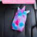 Unicorn Castle Seatbelt Pillow for Kids Car Seat - Rose Pink Seat Belt Pads - Buy Online on GoSupps.com