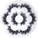 6D Fluffy Long Dramatic False Eyelashes - Soft Thick Reusable Natural Fake Eyelashes Pack (HFO1) for Stunning Makeup - Buy Online on GoSupps.com