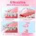 Water Dental Picks - Electric Cordless Water Flosser for Kids, Braces, Travel - 5 Modes, IPX7 Waterproof, 8 Jet Tips - Pink - Buy Online on GoSupps.com