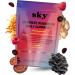 SKY NUTRITION Mushroom Gummies - 10-in-1 Advanced Complex w/Lions Mane, Reishi, Cordyceps, Turkey Tail - Focus & Brain Support - Raspberry Flavored 60 Vegan Lions Mane Mushroom Gummies for Adults - Buy Online on GoSupps.com