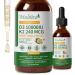 2 Pack Plant Vitamin D3 K2 Liquid 10000 IU w/ Vegan Omega-3 & Coconut MCT Oil - Maximum Strength Vitamin D Supplement No Fillers Non-GMO K2 as MK7 for Bones Muscles & High Absorption-2 Fl Oz 2 Fl Oz (Pack of 2)