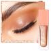 Oulac Liquid Glitter Eyeshadow - Metallic Gold Eyeshadow Sparkly Gold Eyeliner Liquid Shimmer Eyeshadow & Eyeliner Blendable Eye Make-up Crease Resistant Vegan 5.4g Sahara Gold (O10)