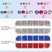4488 Pcs Nail Art Rhinestones - Crystal Flatback Gems with Tweezers | DIY Decoration for Nails, Clothes, Shoes & Bags - Buy Online on GoSupps.com