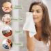 Biodegradable Disposable Face Towel 60ct - Extra Thick & Soft Dry Facial Wipes for Sensitive Skin - Makeup Removal & Cleansing - 10x12 Inches - Buy Online on GoSupps.com