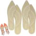 Bionic Fascia Insoles Silicone Self-Adhesive Sticker for High Heel Shoes 0.5MM Keep Comfortable Non-Slip Anti Odor Resistant Make Your Shoes More Beautiful(Transparent-2 Pair-39) 2-transparent 7-8/39