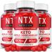 (3 Pack) Ntx Keto Gummies - Official Formula Vegan - Ntx Keto Gummies Ntx Keto Plus ACV Gummies Weight Shark Loss Tank Apple Cider Vinegar Gummies Vitamin B12 Beet Root Juice Gummy s (180 Gummies) 180 Count (Pack of 1)