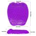 Shower Foot Massager Scrubber Mat | Non-Slip with Suction Cups | Exfoliates and Soothes Achy Feet | Purple - Buy Online on GoSupps.com