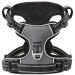 Heele dog crockery no-pull dog harness breast dishes for large dogs softly breathable-adjustable reflective dog dishes anti-pull with padded handle gray XL XL uni-gray