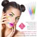 6-Piece Glass Cuticle Pusher & Nail File Set - Yellow, Orange, Blue, Green, Pink, Purple - Buy Online on GoSupps.com