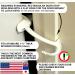 DOOR MONKEY Child Proof Door Lock & Pinch Guard - For Door Knobs & Lever Handles - Easy to Install - No Tools or Tape Required - Baby Safety Door Lock For Kids - Very Portable - Great for Dogs & Cats White - Buy Online on GoSupps.com