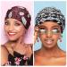 Elegant Patterns Satin Lined Sleep Cap - 6 Piece African Silk Bonnet for Women - Buy Online on GoSupps.com