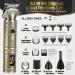 Brightup Beard Trimmer for Men - Professional 7-in-1 Cordless T-Blade Grooming Kit | Electric Razor & Hair Clipper Gift - Buy Online on GoSupps.com