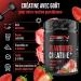 Flavoured Creatine poudre - 550 g - cr atine monohydrate + L-taurine - cr atine micronis e aromatis e - sans sucres & excellente solubilit - v gane (Strawberry) - Buy Online on GoSupps.com