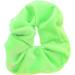 Zac's Alter Ego Pair of Fluroscent Neon Luxurious Velvet Hair Scrunchies Neon Green - Buy Online on GoSupps.com