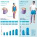 Bloccs Waterproof Cast Cover for Child Leg (XS) - Watertight Protector for Shower, Swim & Bath - Buy Online on GoSupps.com