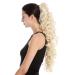 Buy WIG ME UP N1095-V-613 Platinum Blonde Braid Ponytail - 65 cm Curly Hairpiece for Volume & Style | International Shipping Available - Buy Online on GoSupps.com