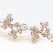Ammei Flower Shape Bridal Tiara Headpiece in Light Rose Gold - Wedding Hair Accessories - Buy Online on GoSupps.com
