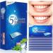 Whitening strips 28 stripes whitening stripes teeth for white teeth non sensitive tooth bleach removes yellow black smoke stains teeth 14 whitening sessions safe for tooth enamel white strips