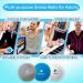 Serenilite Hand Trainer Therapy Stress Balls - Single Colored Squishy Grip Strengthening - Exercise & Stress Relief Cloud Sea Breeze Titanium Set - Best for Adults - Buy Online on GoSupps.com