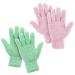 2 Pairs Microfiber Dusting Gloves Flexible and Convenient No Shedding Dust Cleaning Glove Wipes for Blinds Lamps Car Furniture and Hard-to-Reach Corner Gaps Pink&light Green