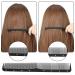 3-Piece Carbon Fiber Hairdressing Comb Set - Heat Resistant Barber Comb in Black - Buy Online on GoSupps.com