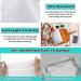 BFONS 2 Pcs Reusable White EVA Rain Ponchos for Adults | Waterproof Rain Coats for Camping, Hiking & Travel | Drawstring Hood & Sleeves | Men & Women - Buy Online on GoSupps.com