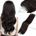 Micro Loop Hair Extensions Human Halo Hair Extension 0.5g/Beach 50g/Pack Seidige smooth hair Pre -bound micro ring real hair extensions for woman (18 inch 2) 18 inch #2