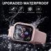 Charlam Compatible with Apple Watch Case 40mm iWatch SE Series 6 5 4 with Screen Protector Full Protective Waterproof Bumper Cases Touch Sensitive Clear Film Screen Cover Black/Clear/Rose Gold 40mm Black/Clear/Rose Gold 40mm - Buy Online on GoSupps.com