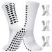 Utensilsto 3 pairs grip sports socks men 39-46 football socks anti slide grip football socks slipproof soccer socks sports socks for football basketball run